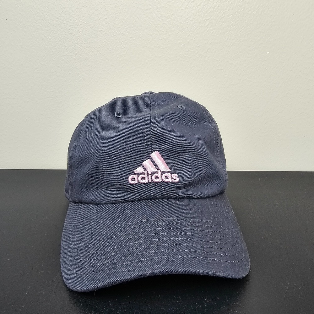 Adidas Hat Cap Womens Strap Back Grey Climalite Logo‎ Casual Performance Golf